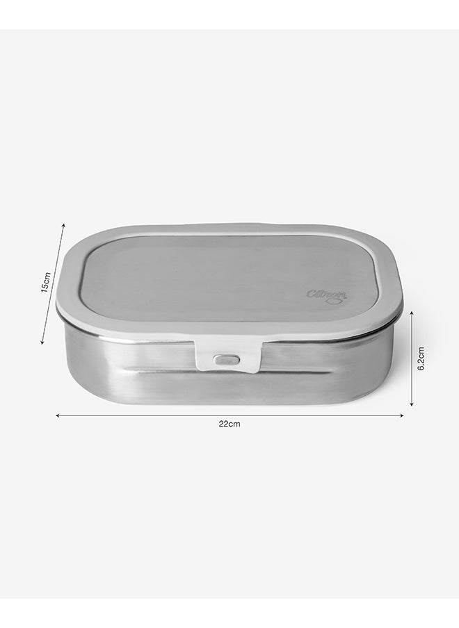 Citron Stainless Steel Lunchbox - Black - Leakproof & Durable Bento Box for Kids & Adults  - Image 3