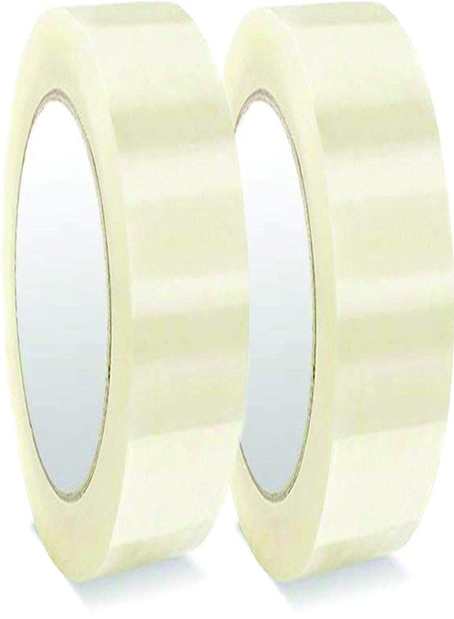 Powerlon® Pack of 2 High-Strength Packing Tape Rolls, Packaging Tape, E Commerce Industrial Tape for Home, Office use & Box Packing (Transparent, 2 Inch 65 Meter) - Image 1