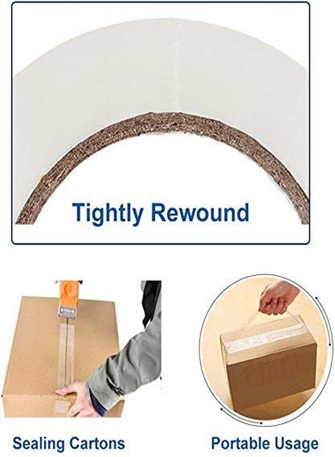 Powerlon® Pack of 2 High-Strength Packing Tape Rolls, Packaging Tape, E Commerce Industrial Tape for Home, Office use & Box Packing (Transparent, 2 Inch 65 Meter) - Image 3