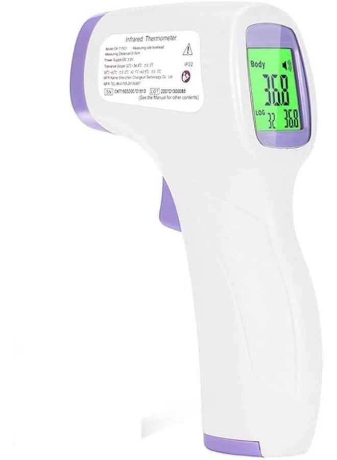 آيك ميزان حرارة رقمي متعدد الوظائف بالأشعة تحت الحمراء – قياس سريع ودقيق بدون تلامس للأطفال والبالغين - Image 1