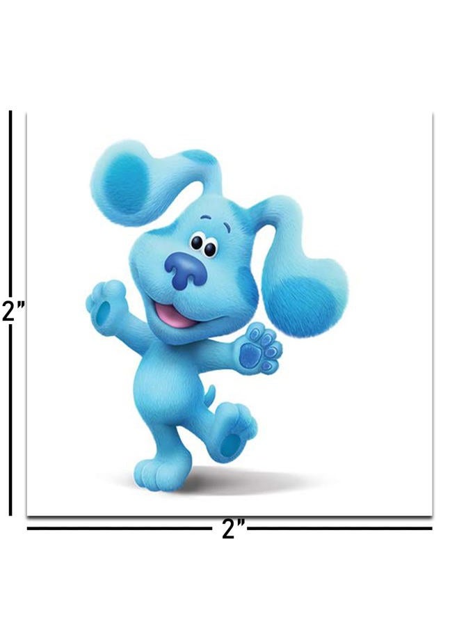 Blue's Clues حزمة هدايا حفلات الوشم المؤقت - أكثر من 70 وشم فردي مثقوب 2x2" من بلوز كلوز (لوازم حفلات بلوز كلوز مصنوعة في الولايات المتحدة الأمريكية) - Image 2