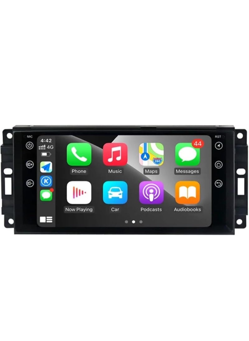 Vierex - Android Car Stereo For Jeep Wrangler JK Dodge Ram Chrysler Cherokee Compass 4GB RAM Support Apple Carplay Android Auto Wireless Radio GPS Player 4G WIFI - Image 1