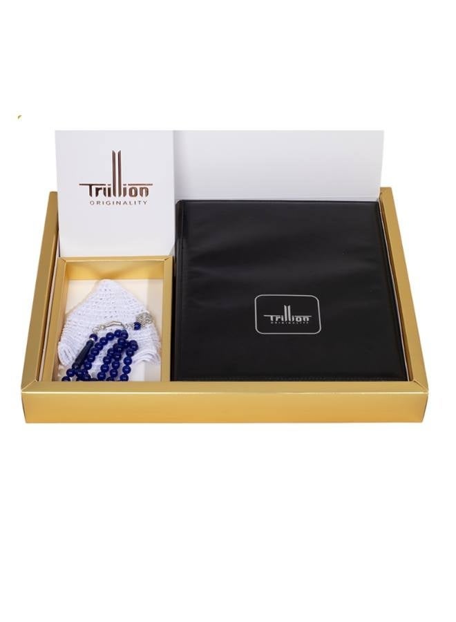 Trillion White Men's Shemagh Package + Taqiyah + Tasbih - Image 2