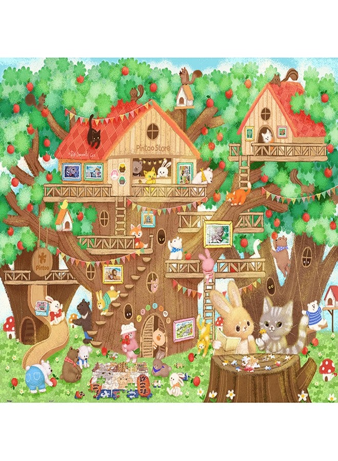 Pintoo Jigsaw Puzzles 1200 Piece for Adults - Puzzle Club Beautiful Plastic Puzzle for Home Decor Zero Dust Easy Storage [H3748] - Image 1