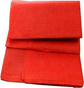 Yashvin Pooja Cloth Cotton Red Religious Purpose
