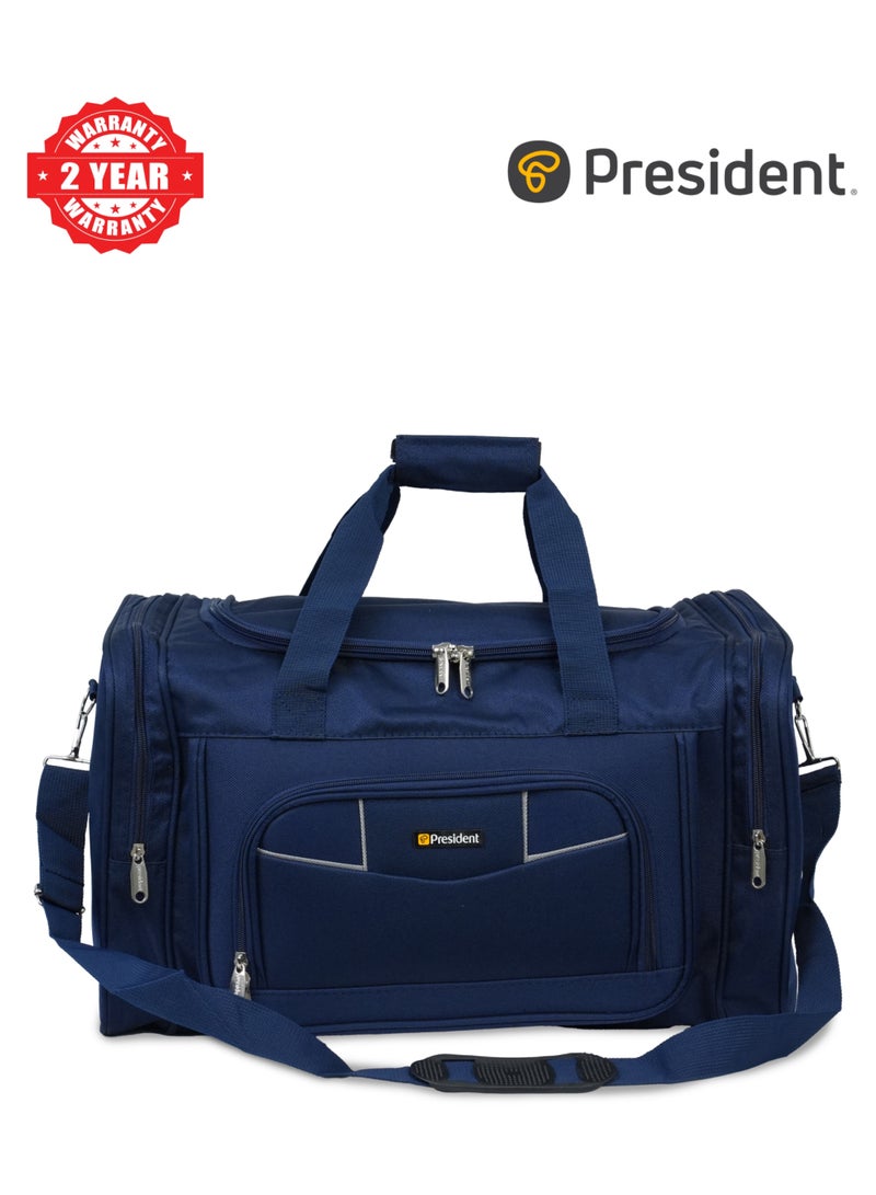 PRESIDENT Travel Duffel Bag Large Capacity Yoga Gym Bag Durable Duffle Sports Bag with Multi-Compartment Tote Bag for Men and Women 20" inch ( HBP990 ) BLUE - Image 1