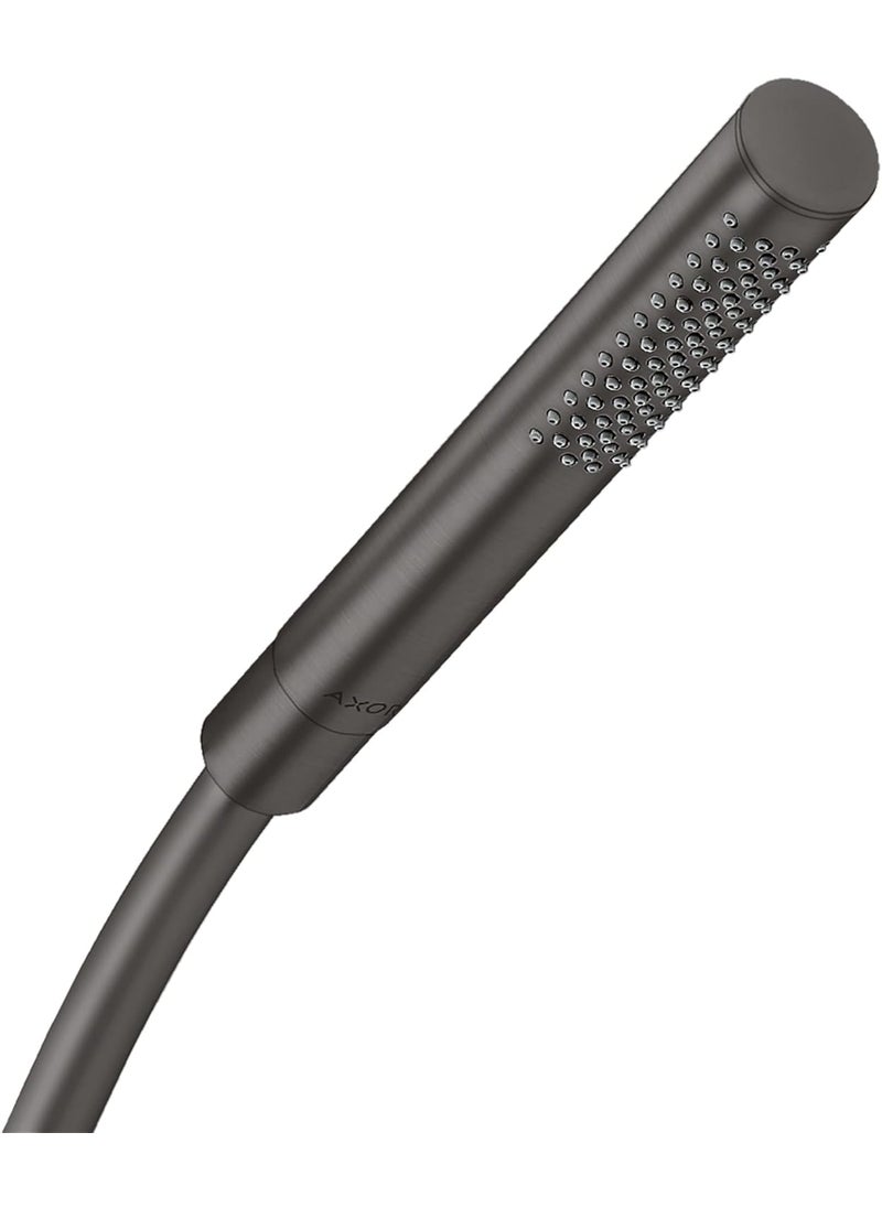AXOR AXOR Starck 1inch Modern Handheld Shower Head 1Spray in Brushed Black Chrome 10531341 