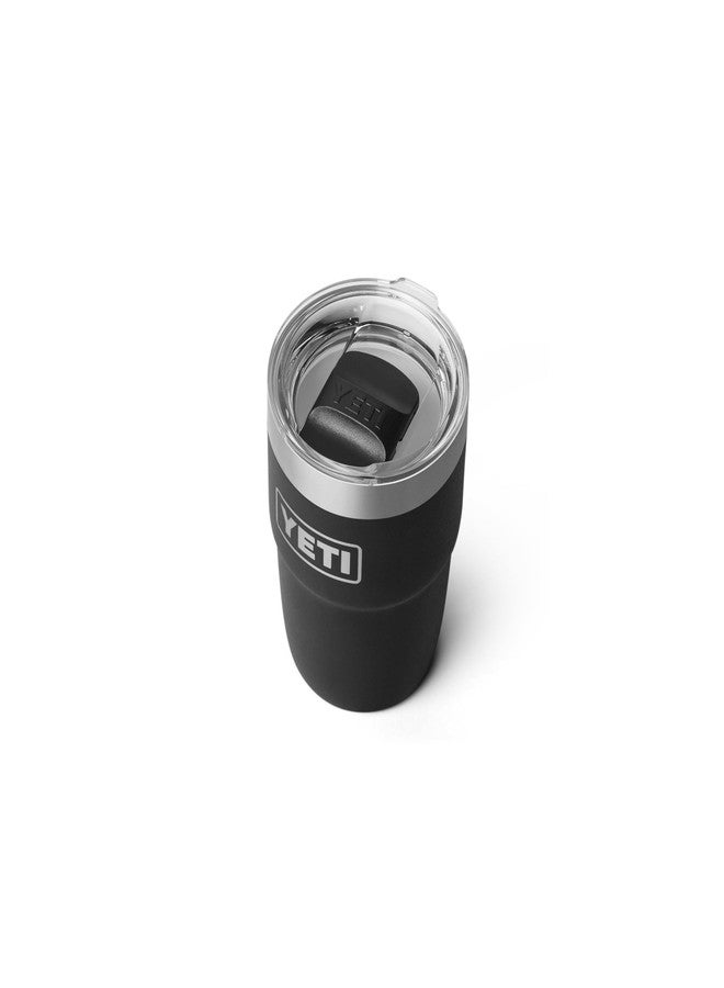 YETI Rambler 8 oz Stackable Cup with DuraSip Ceramic Lining, Black - Image 3