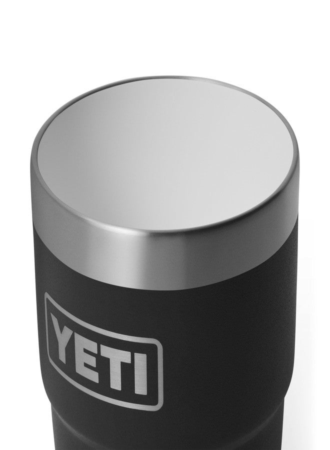 YETI Rambler 8 oz Stackable Cup with DuraSip Ceramic Lining, Black - Image 5