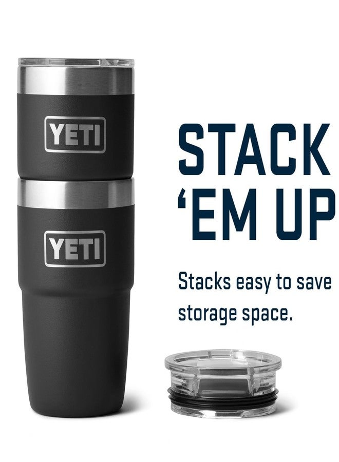 YETI Rambler 8 oz Stackable Cup with DuraSip Ceramic Lining, Black - Image 4