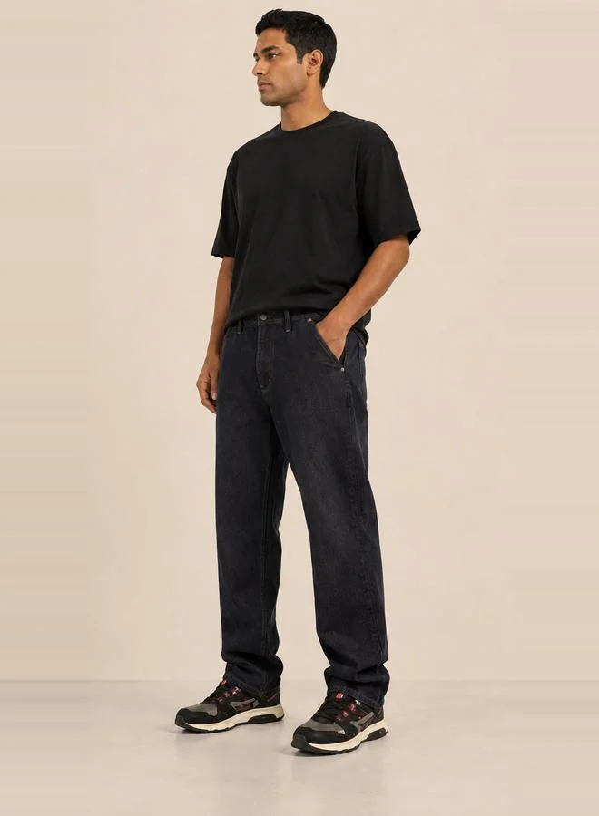 Take Two Men Loose Fit Mid Rise Jeans By Falcon