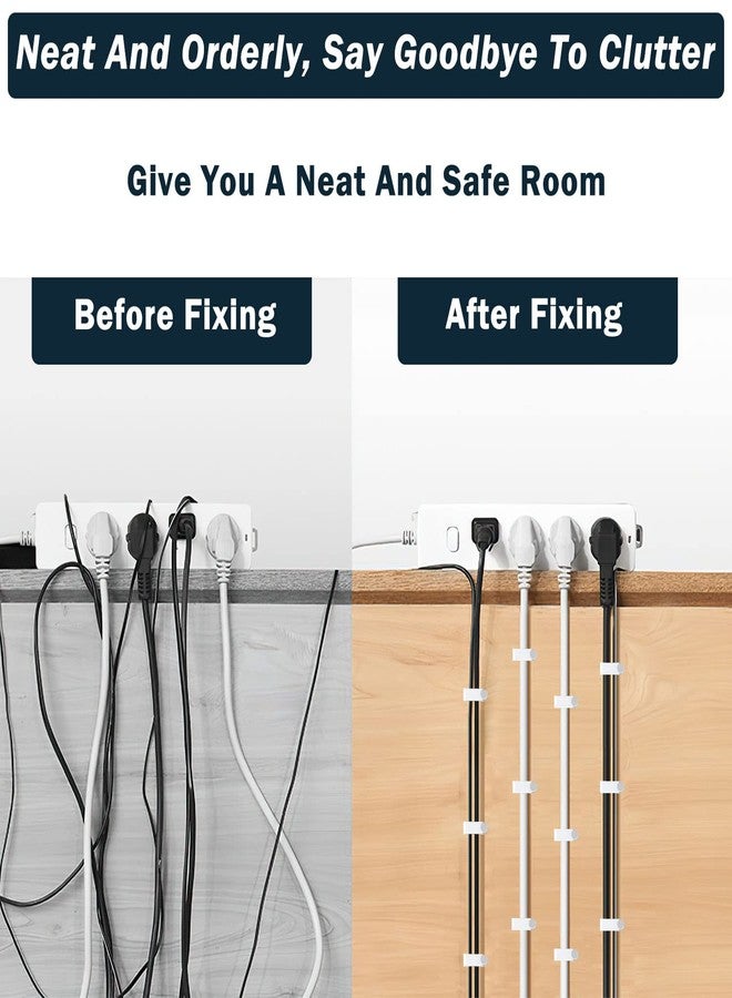 Easytle Cable Clips Nail in Cable Clips 100 Pcs 8mm Flat Ethernet Cable Wall Clips Cable Tacks Coax Cable Clip Speaker Wire Clips Cable Nails for Cords Cat5/Cat5e/Cat6/Cat7 RJ45 Cord Clips - Image 5