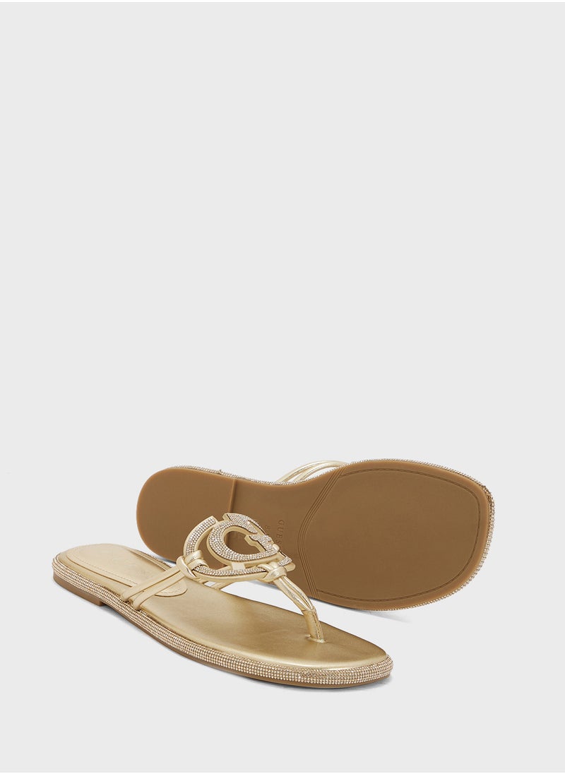 GUESS Multi Strap Flat Sandals  - Image 3