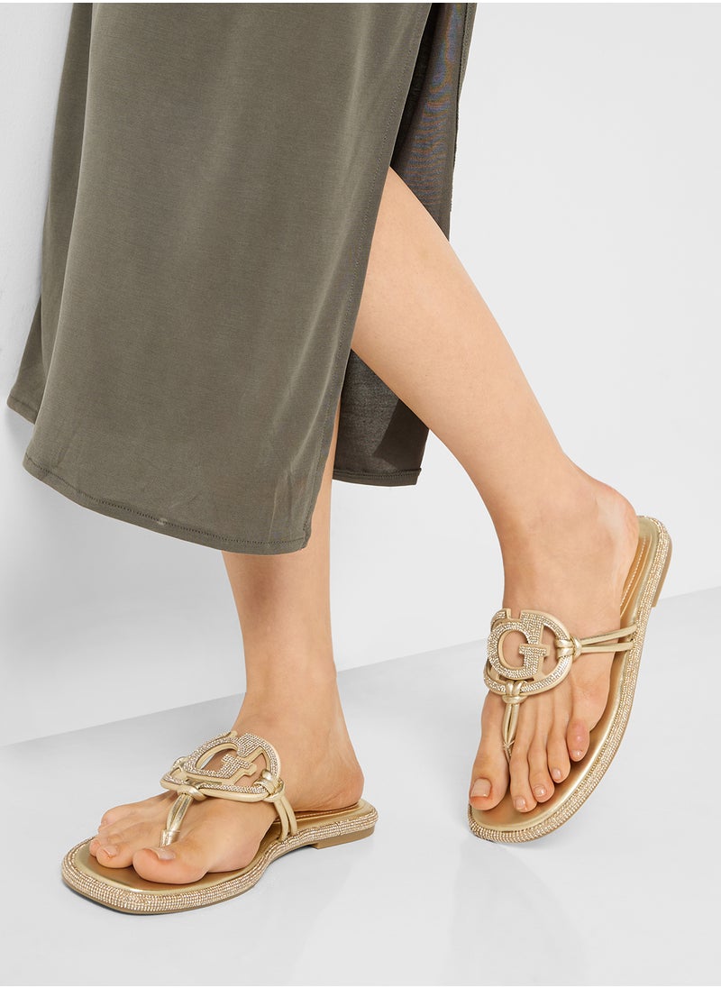 GUESS Multi Strap Flat Sandals  - Image 5