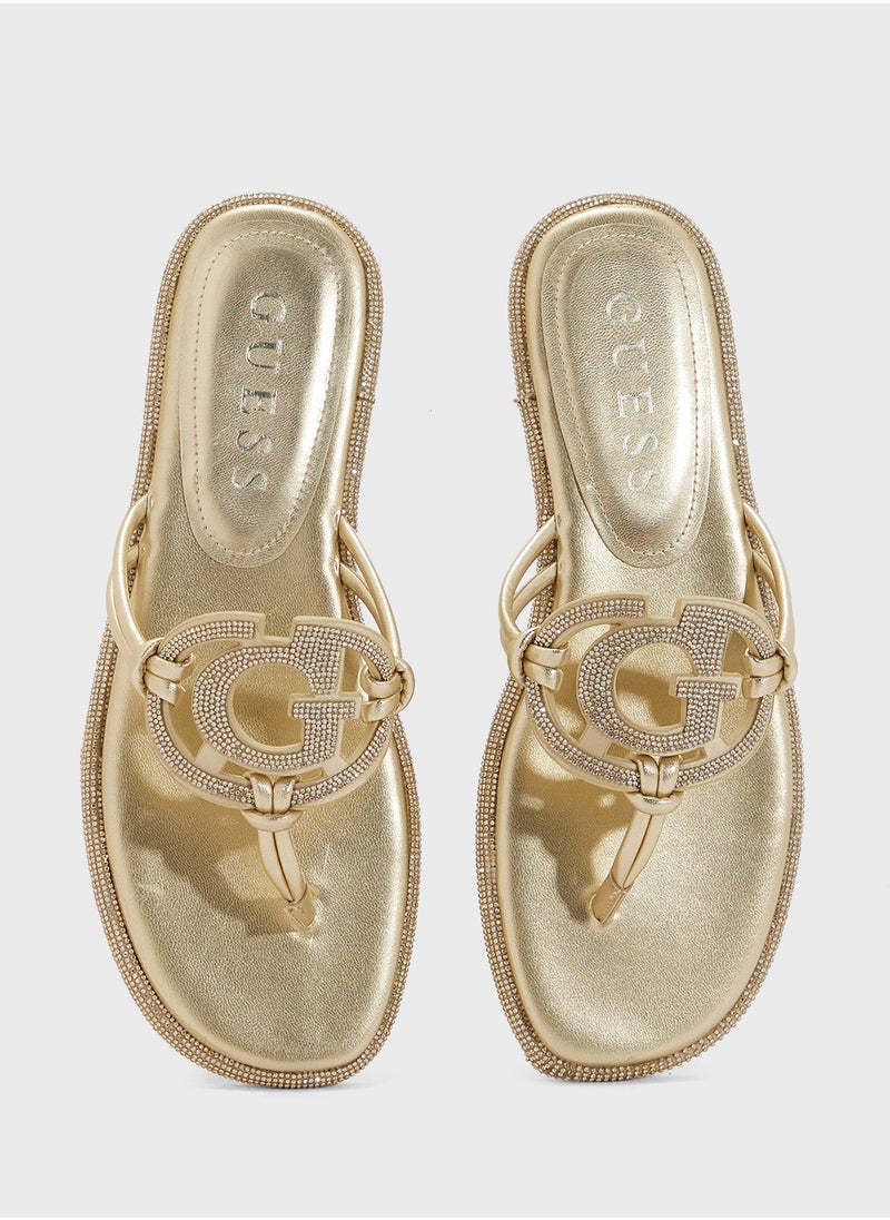 GUESS Multi Strap Flat Sandals  - Image 4