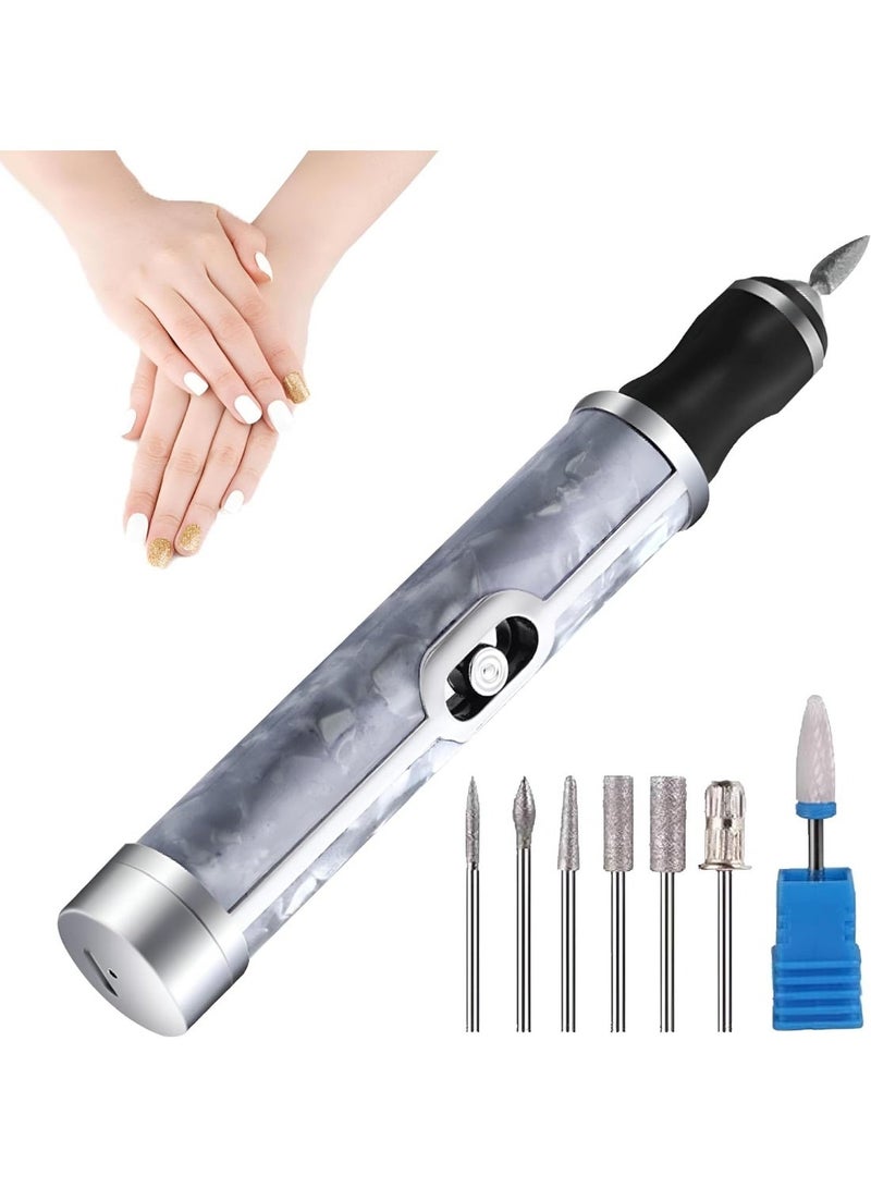 مبرد أظافر متنقل، مجموعة كاملة من معدات برد الأظافر، أدوات إزالة أظافر لاسلكية مع إعدادات لتشكيل وتلميع الأظافر - Image 1