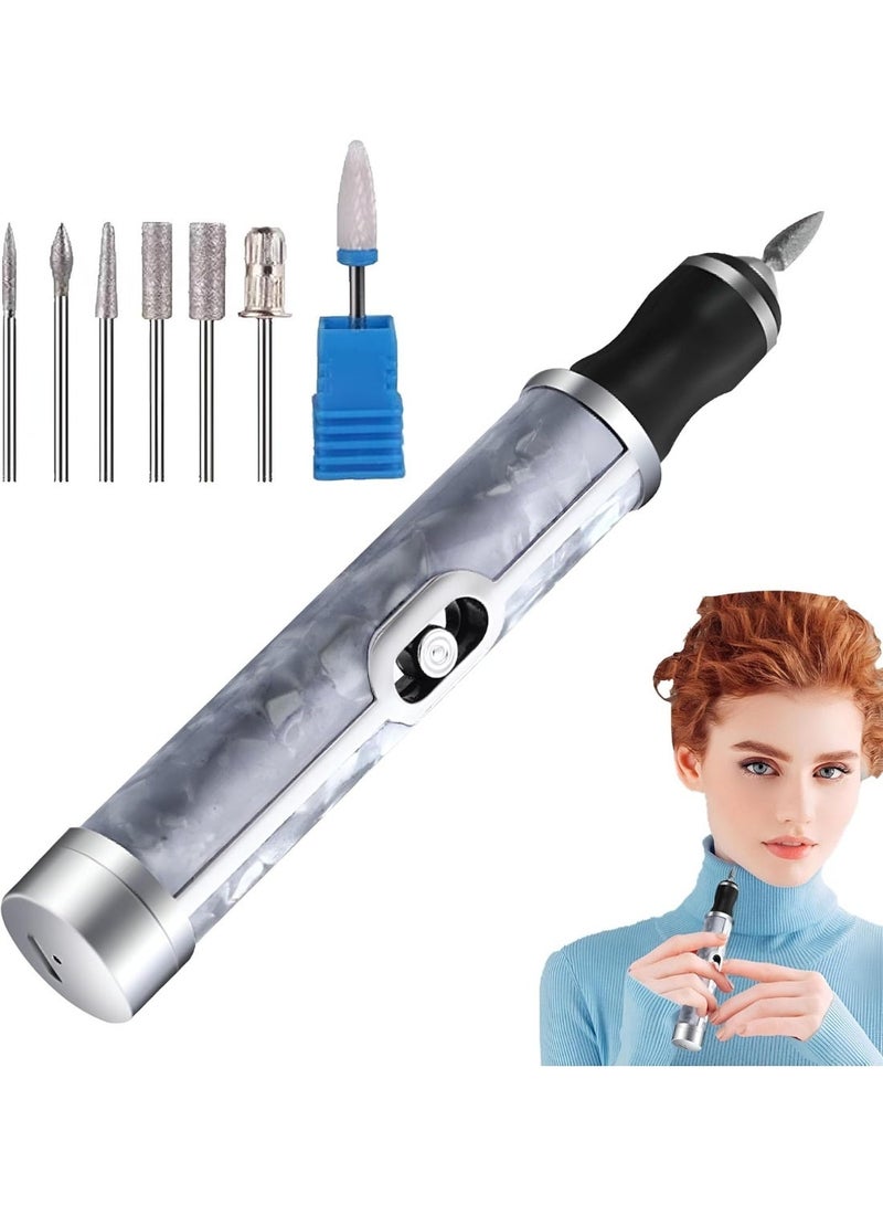 مبرد أظافر متنقل، مجموعة كاملة من معدات برد الأظافر، أدوات إزالة أظافر لاسلكية مع إعدادات لتشكيل وتلميع الأظافر - Image 3