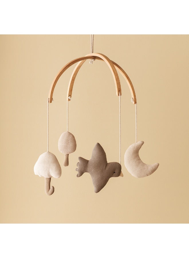 مونبون سرير خشخيشة موسيقي دوار جذاب للأطفال - Image 3