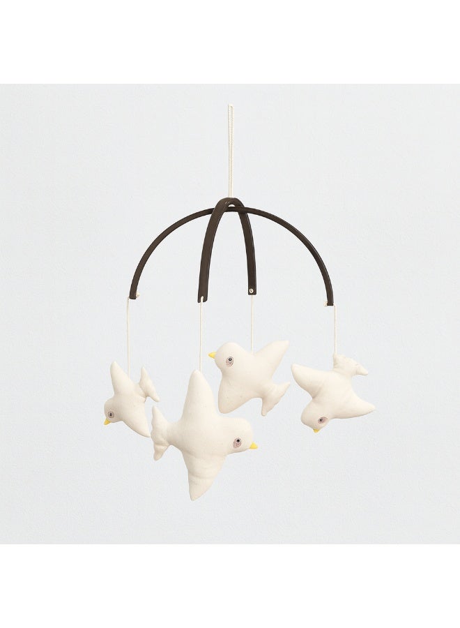 مونبون سرير خشخيشة موسيقي دوار جذاب للأطفال - Image 1