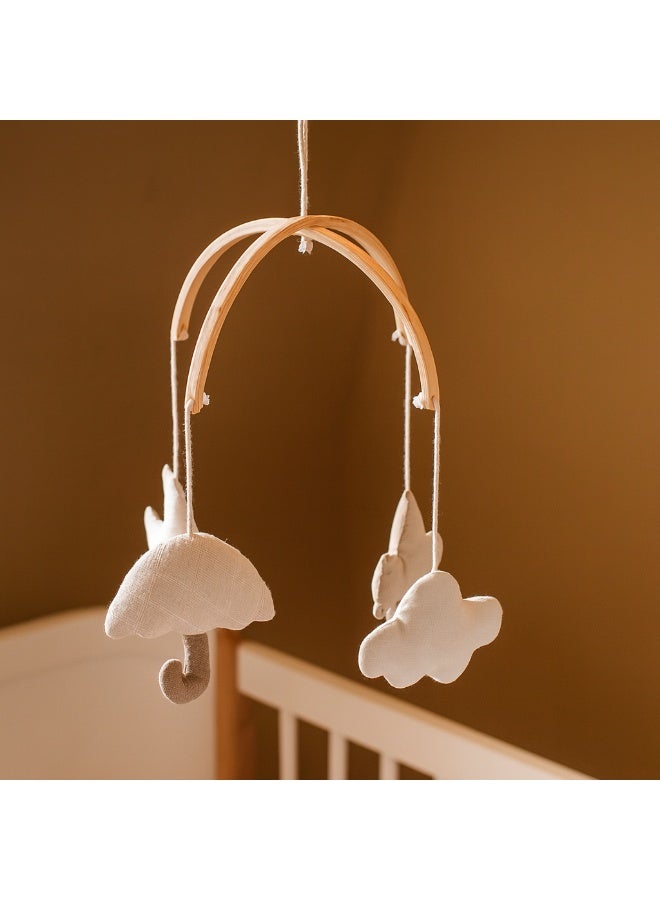 مونبون سرير خشخيشة موسيقي دوار جذاب للأطفال - Image 2