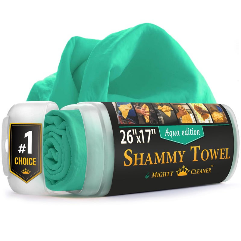 Mighty Cleaner Premium Shammy Cloth for Car Drying Super Absorbent Reusable Chamois Towel ScratchFree 26x17 - Image 3