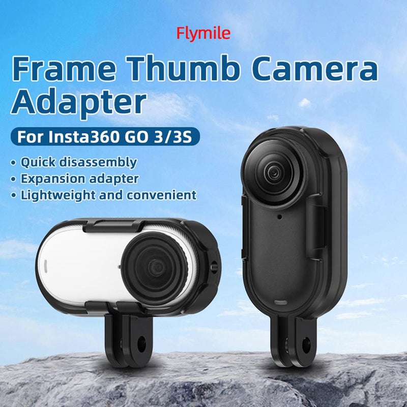 Compatible with Insta360 GO 3/3S protective frame, action camera horizontal shooting cage protective case accessory - Image 2