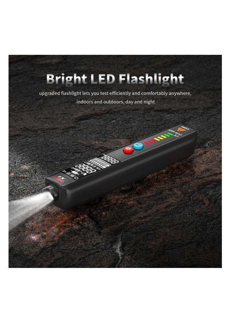 Voltage Tester Pen with EBTN LCD 3-Line Display, Non-Contact Voltage Detector, Adjustable Sensitivity, Dual Range AC Power Sensor, Integrated Multimeter for Outlet and Circuit Checking. - Image 4