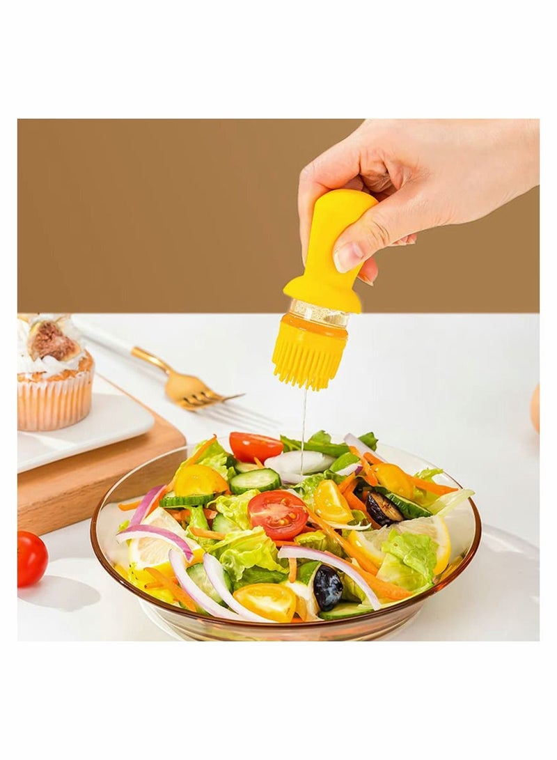 SYOSI Glass Olive Oil Dispenser Bottle with Silicone Brush 3 In 1, Silicone Dropper Measuring Oil Dispenser Bottle for Kitchen Cooking, Frying, Baking, Vinegar Turkey BBQ Frying Baking - Image 5