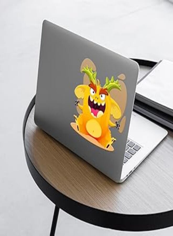 Generic Laptop skin size 15×15 on the outside and 8×7 on the inside, removable Laptop skin, Sticker multi-colored, transparent vinyl plastic sticker - 6221243348207