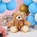 Liliful Plush Bear with Voice Recorder 12 Inch Stuffed Animal Insert Recordable Sound Module Soft Brown Bear Doll Toy Gift for Birthday Wedding Baby Shower Graduation Party DecorVivid Style - Image 4