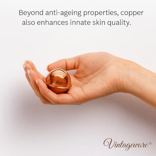Vintageware® Ayurvedic Copper Ball for Water Purification – 100% Pure Copper, Small Round Design, Pack of 1 - Image 5