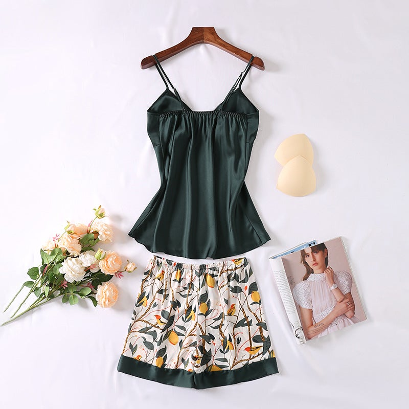 طقم نوم نسائي من 4 قطع مع كارديغان - Image 4