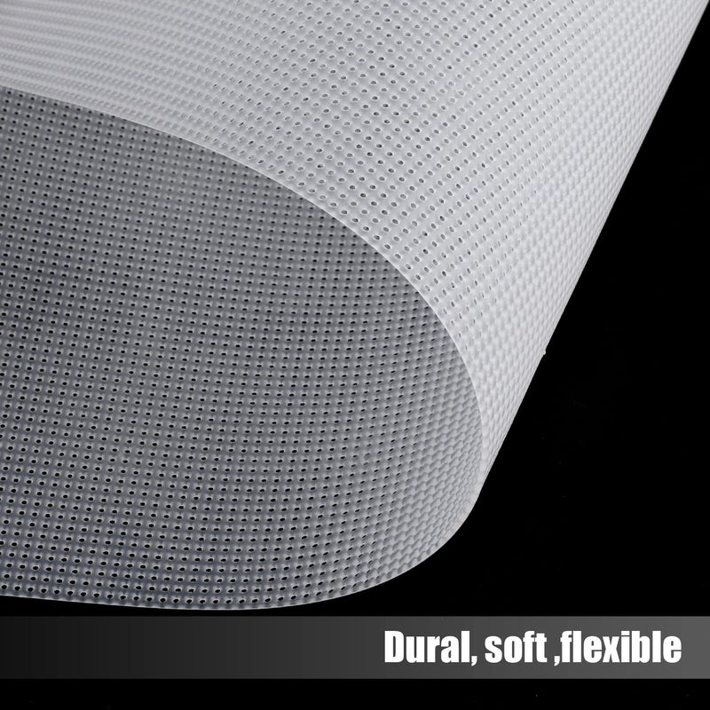 SAVITA 6pcs Plastic Mesh Canvas Sheets, 14 CT Clear Plastic Mesh Canvas Sheets for Embroidery Making, Cross Stitch Plastic Aida Mesh Screen for Crafts DIY Crochet Projects (11x8.2 inch) - Image 4