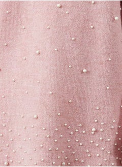 trendyol Dusty Rose Pearl Detailed Knitwear Sweater TCTAW25AK00018  - Image 3
