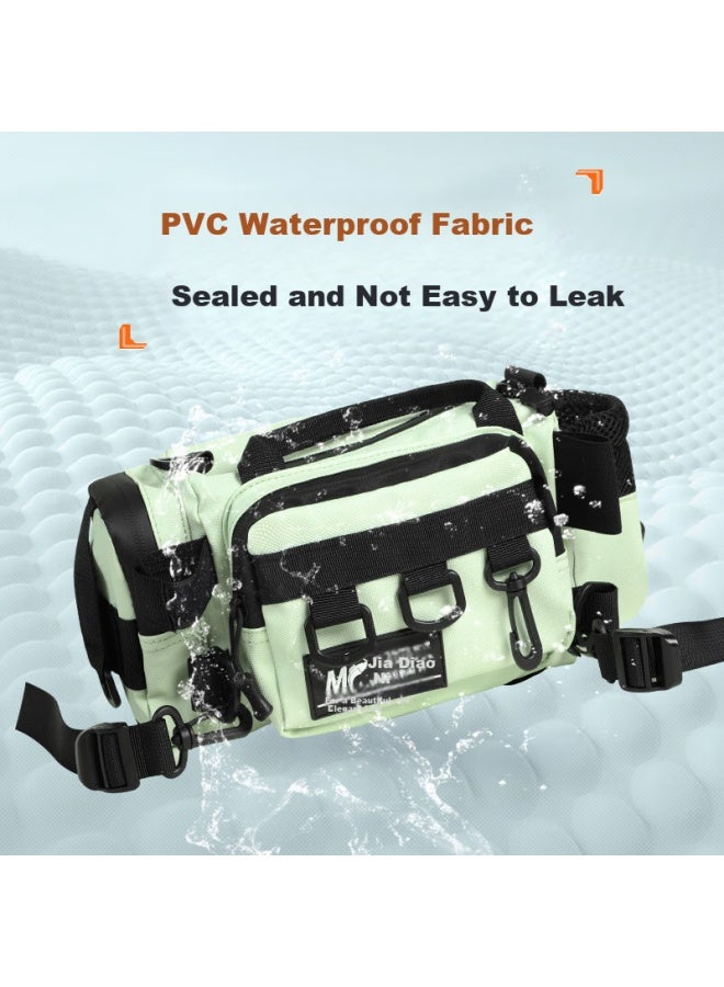 JIADIAONI Jiadio Niranku Luya Multi-functional Luya Waist Bag Fishing Gear Bag Single Shoulder Crossbody Fishing Special Luya Fishing Gear Storage Bag - Image 4
