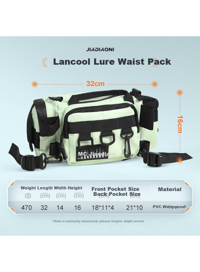 JIADIAONI Jiadio Niranku Luya Multi-functional Luya Waist Bag Fishing Gear Bag Single Shoulder Crossbody Fishing Special Luya Fishing Gear Storage Bag - Image 2