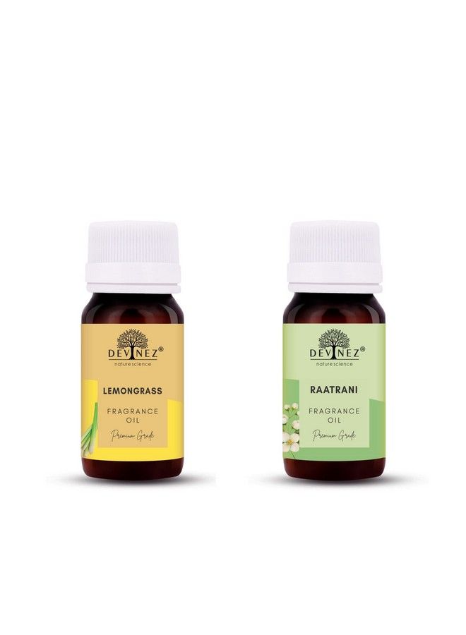 Devinez Lemongrass Raatrani Aroma Oil For Diffuser/Ultrasonic Aroma Diffuser/Tealight Diffuser/Reed Diffuser 15Ml Each - Image 1