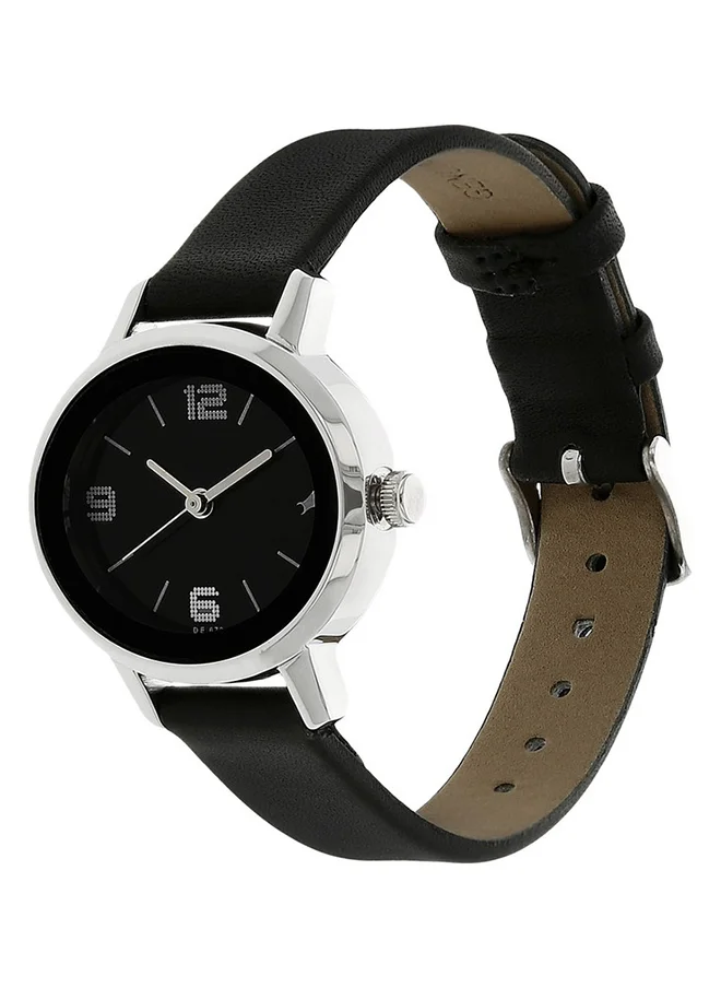 fastrack Leather Analog Wrist Watch 6107SL02