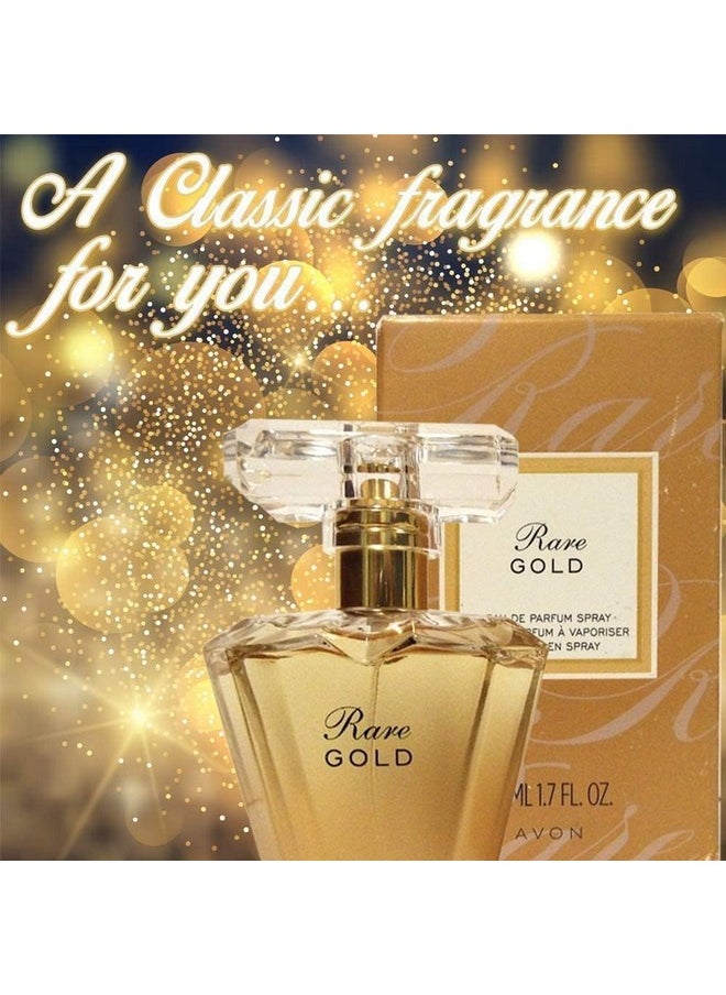 AVON - Rare Gold Eau De Parfum Perfume Spray 1.7 Ounce - Image 1
