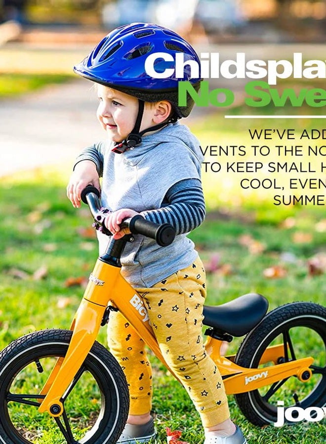 Joovy Noodle Multi-Sport Helmet S-M, Kids Adjustable Bike Helmet, Blueberry - Image 5