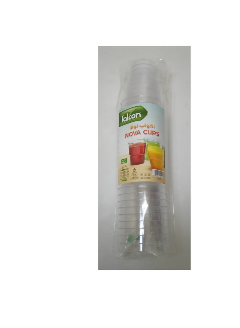 فالكون باك فالكون 1 كرتون (20 باكيت) × 25 كوب نوفا (500 قطعة) - Image 1