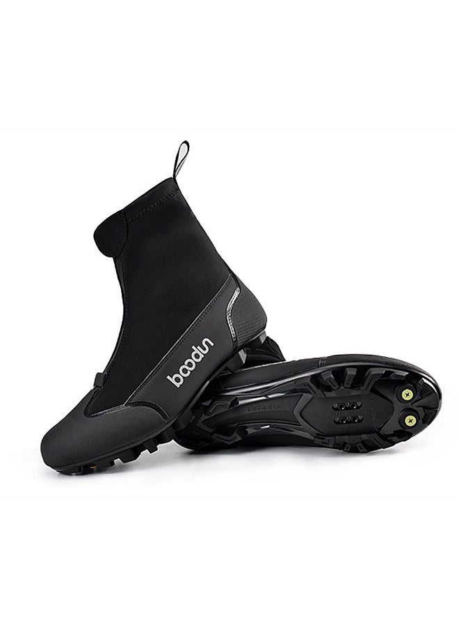 BOODUN Winter Mountain Bike Boots Outdoor Nylon Warm Windproof Fashion Reflective Cycling Boots Riding Boots  - Image 2