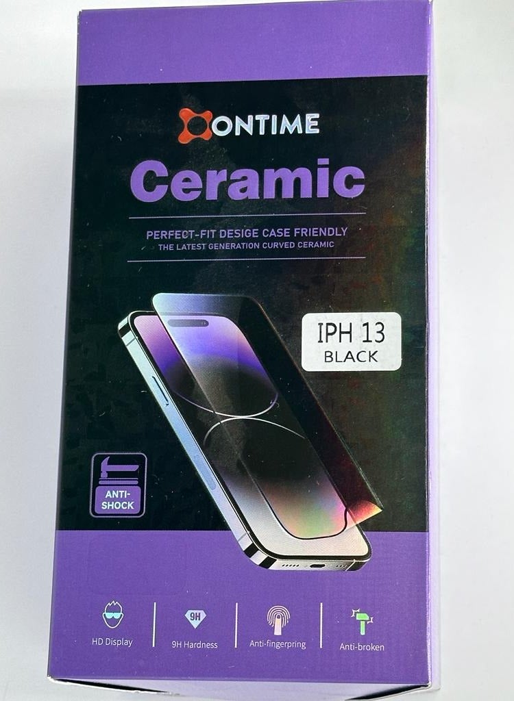 أونتايم غطاء حماية امامي آيفون 13 سيراميك اونتايم - Image 1