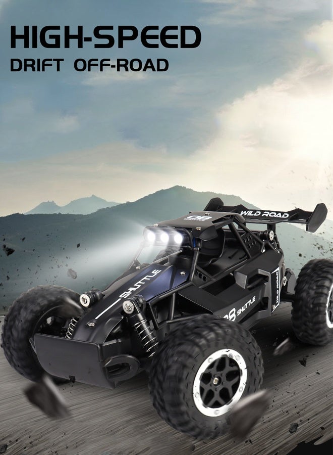 HALAMODO High-Speed Drift Off-Road Remote Controlled Cars 1:16 Off-Road Vehicle Monster Truck LED Headlight Outdoor 2WD Offroad Hobby RC 2.4GHz for Kids/Boys/Girls Birthday - Image 1