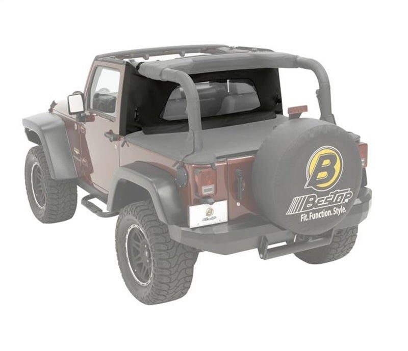 Bestop 8004135 Wraparound Windjammer for 20072018 Jeep Wrangler JK