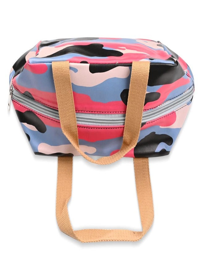 Mega Tree Printed Insulated Lunch Bag with Thermal Lining for Office, Travel and College | Leightweight Tote for Men and Women | Reusable Food Warmer Bag Keeps Food hot/Cold (Black) - Image 3