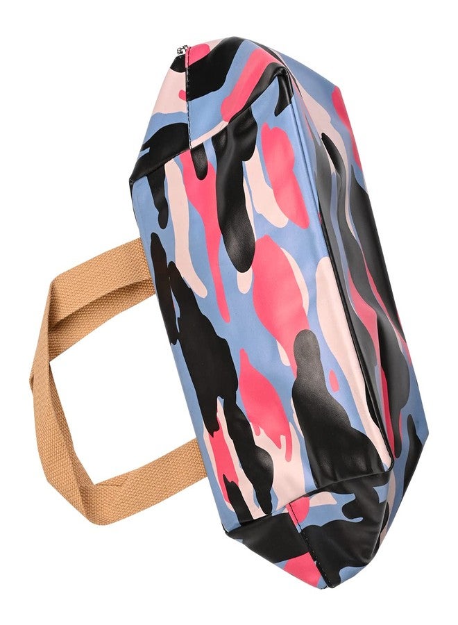 Mega Tree Printed Insulated Lunch Bag with Thermal Lining for Office, Travel and College | Leightweight Tote for Men and Women | Reusable Food Warmer Bag Keeps Food hot/Cold (Black) - Image 5