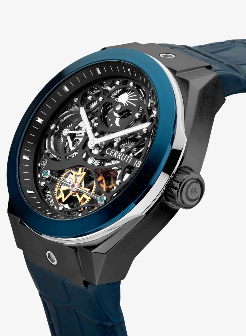 شيروتي 1881 Cerruti 1881 Ruscello Automatic Round Analog Wrist Watch CIWGE2207202- 55m, Blue