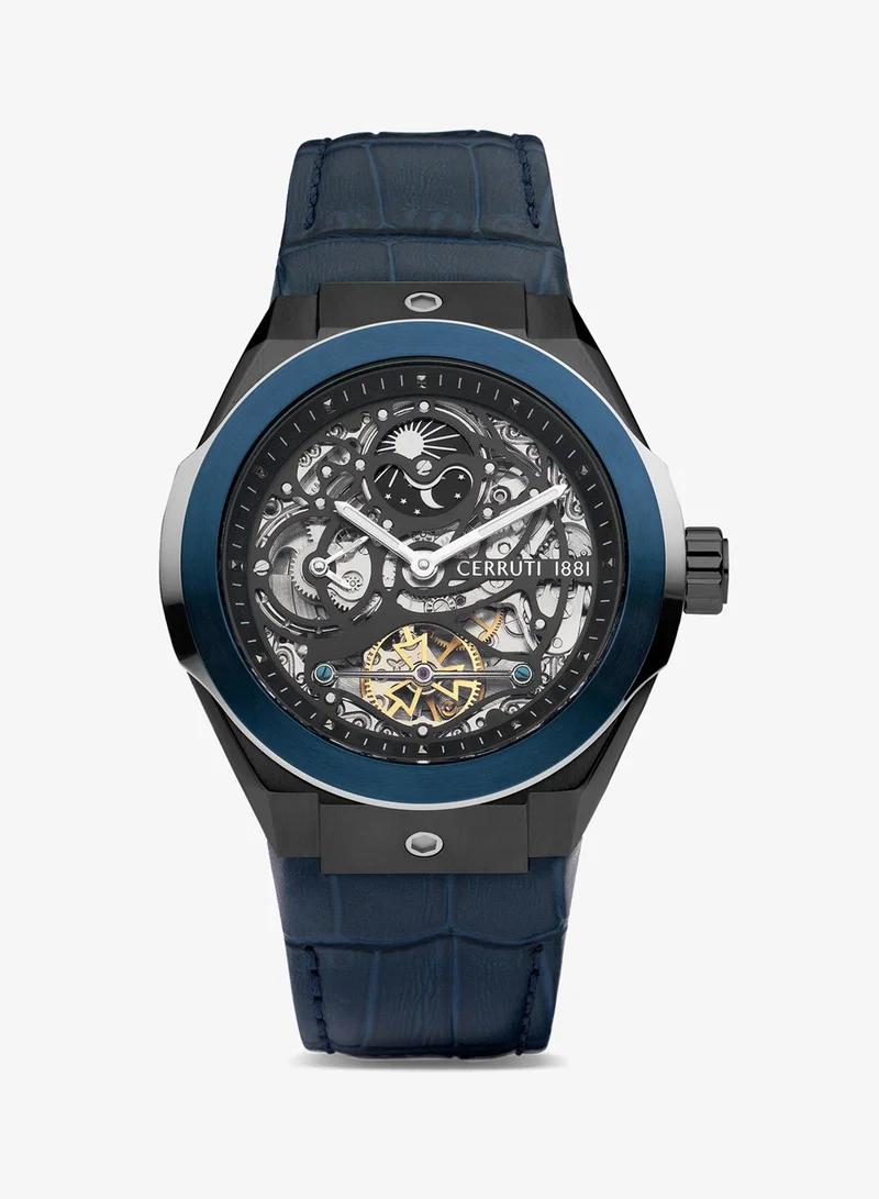 شيروتي 1881 Cerruti 1881 Ruscello Automatic Round Analog Wrist Watch CIWGE2207202- 55m, Blue