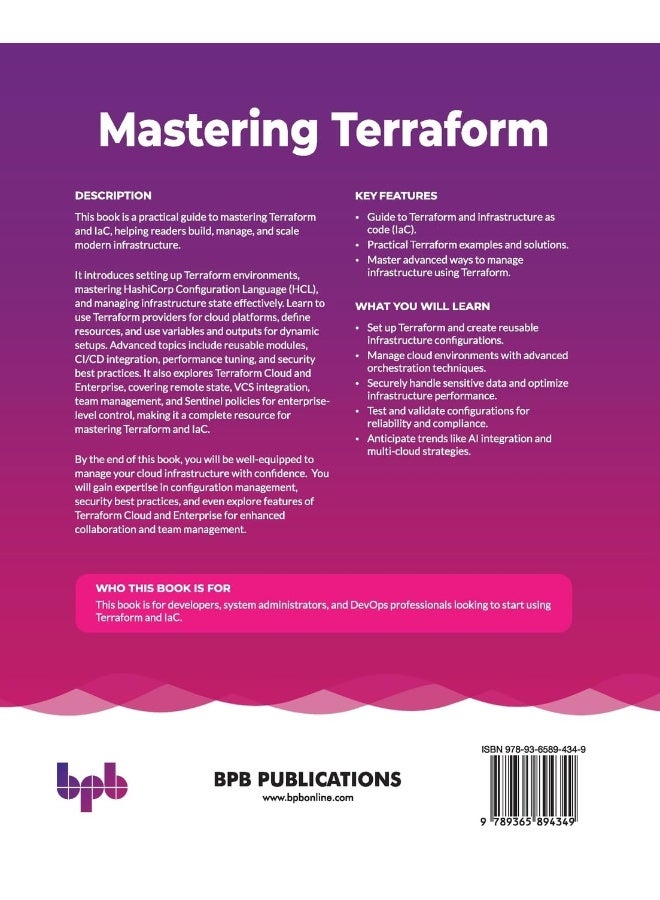 Mastering Terraform: Learn how to build and manage cloud infrastructure with Terraform (English Edition) - Image 2